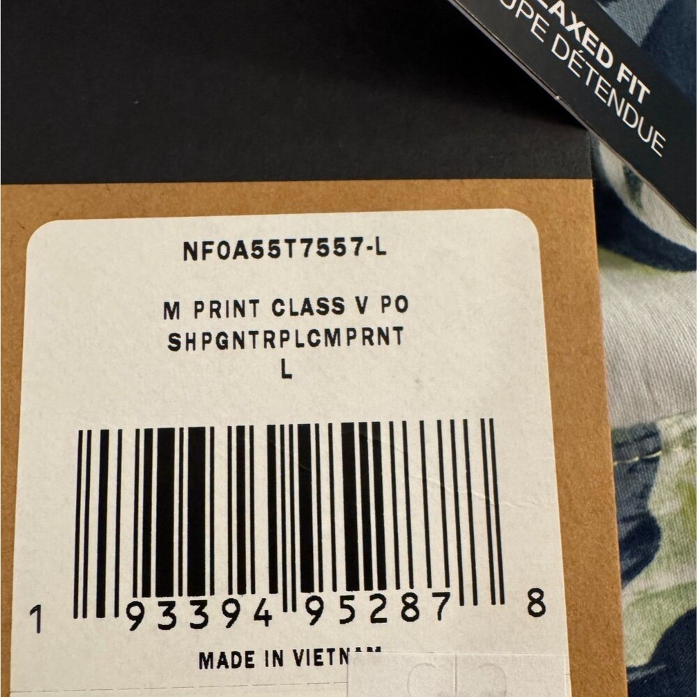 NWT The North Face Men's Tropical Hooded Anorak Pullover Jacket Green Blue Sz L - Picture 5 of 14